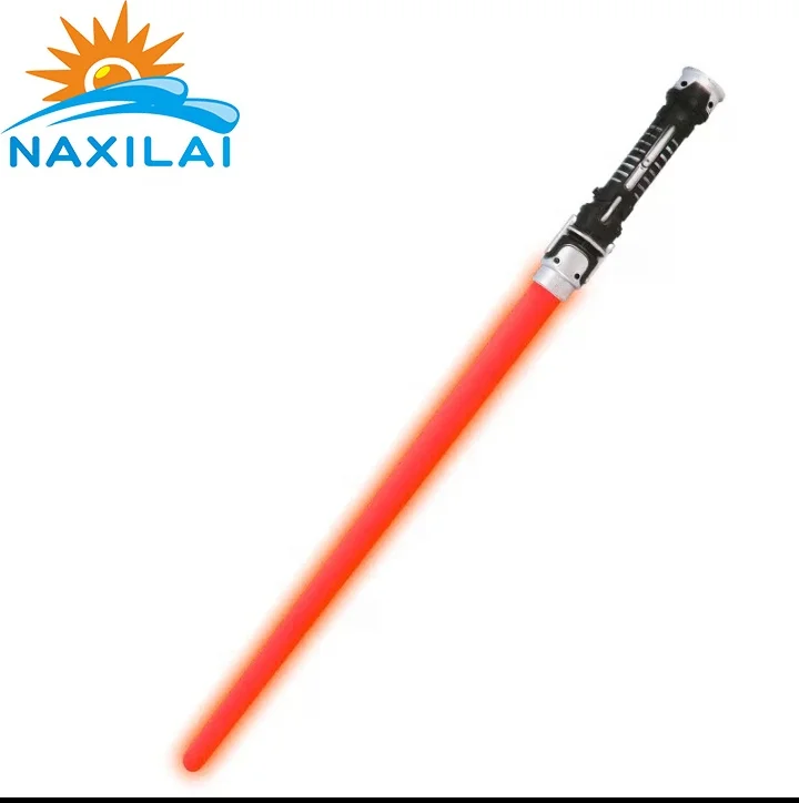 NAXILAI High Quality Light Saber Color Changing Light Up Toys Retractable Sword yYellow Light Saber