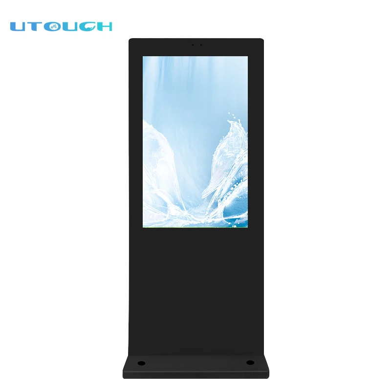 65 дюймов онлайн торгового центра за пределами сети напольная подставка digital signage наружная реклама оборудование