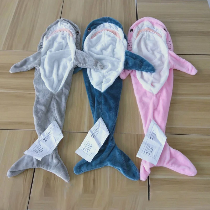 Hot Sale good quality unstuffed plush shark skin shells