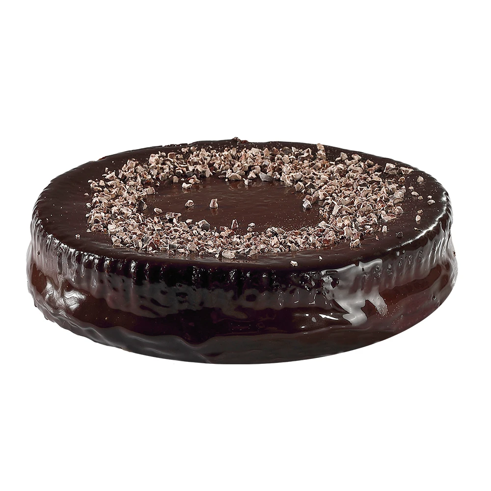 
Sacher Gluten Free Two layers of soft sponge cake apricot jam chocolate icing cocoa beans dessert boxes cake 