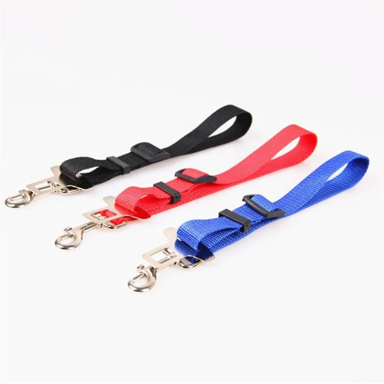 Wholesale Custom Pet Dog Safety Rope Quick Easy Installation Adjustable Nylon Dog Car Seat Belt