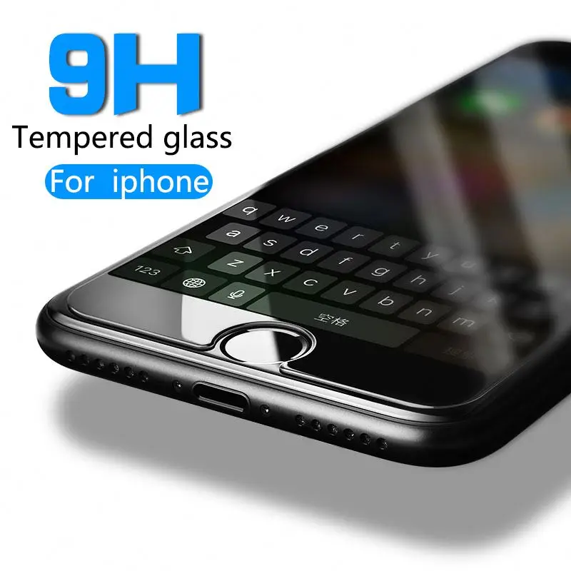  Высококачественное Закаленное стекло для iPhone 12 11 XR XS Max 2.5D 9H Защита экрана Xs Xr X