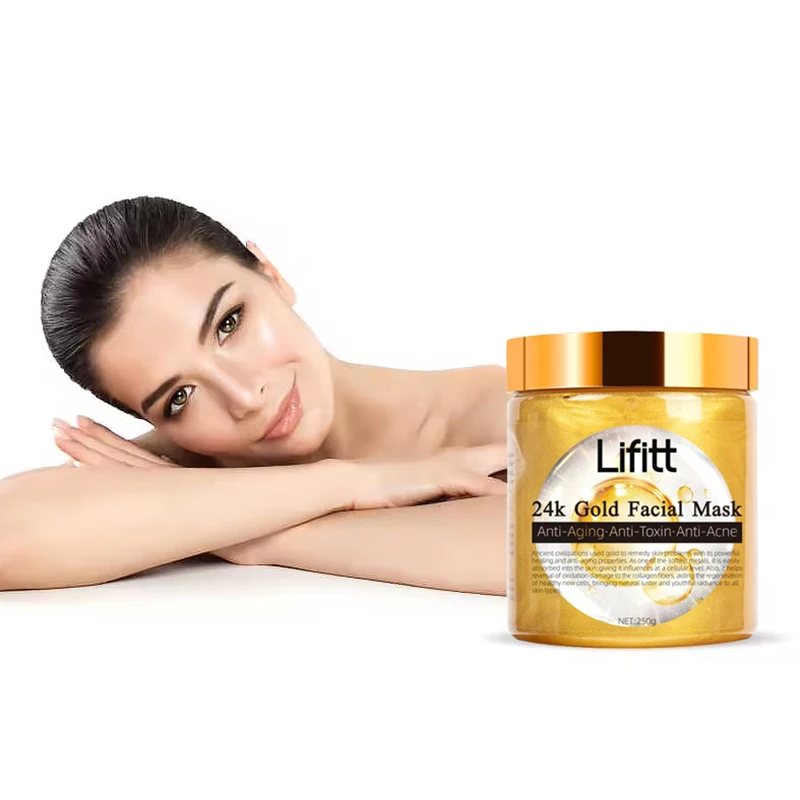 LIFITT private price Lifitt 24k gold facial mask anti aging acne brightening moisturizing face skin care face mask