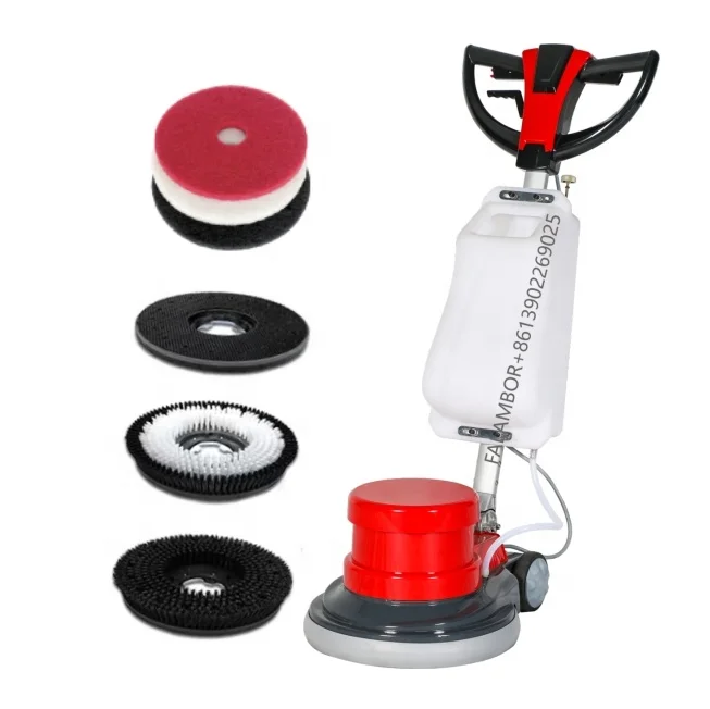 2024 New Commercial use1500W 154rpm electric floor sweeper floor tile carpet cleaning machine with certificate commercial