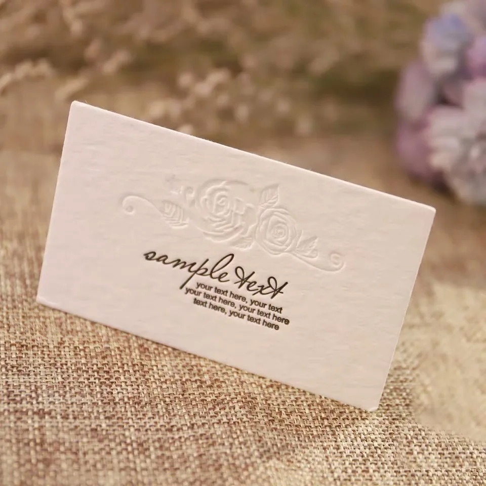 Hard plastic customize printing pvc business cards credit cards with embossing