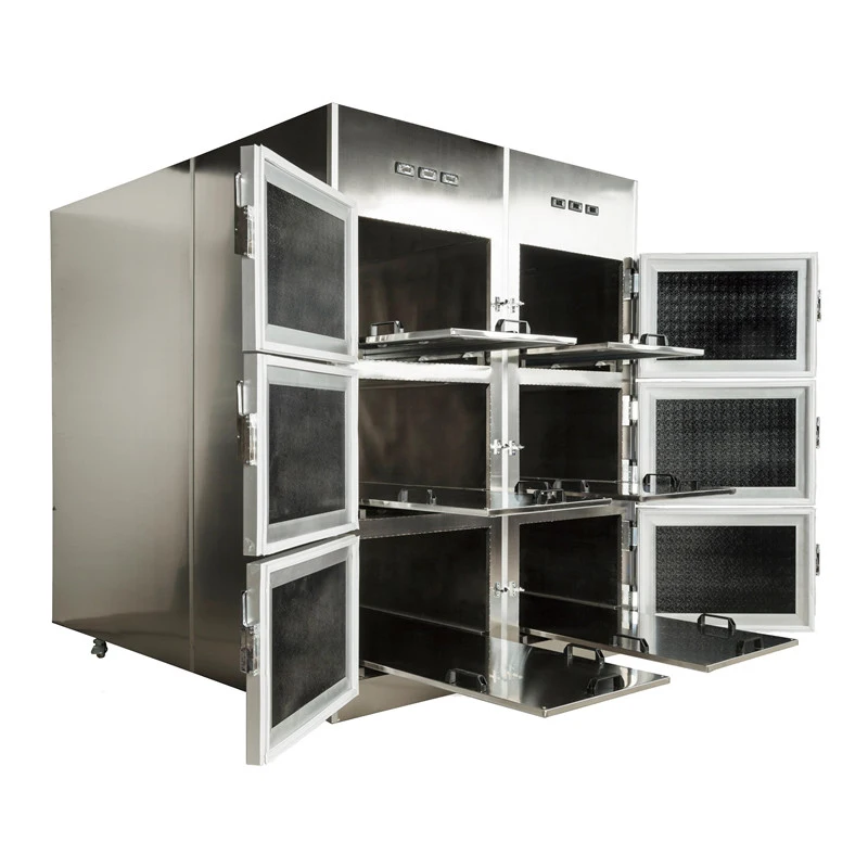 Mortuary Boxes 3 Bodies Stainless Steel Mortuary Body Refrigerator Freezer morgue fridge for Medical Cryogenic Equipments