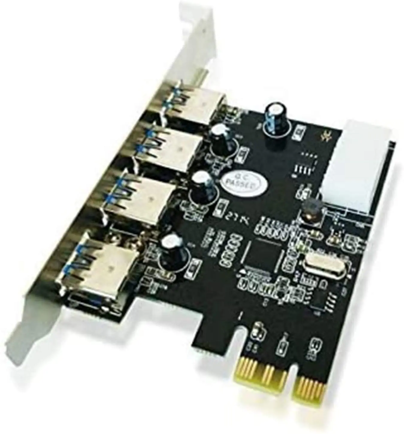 High speed 5.0Gbps Controller 4 Ports PCIe to USB 3.0 Expansion Card,USB 3.0 Express Card Desktop