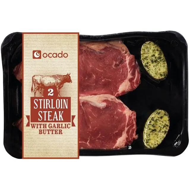 Custom Printing Paper Packaging Sleeve for Supermarket Retail Sales Frozen Pork Beef Meat Tray Packaging