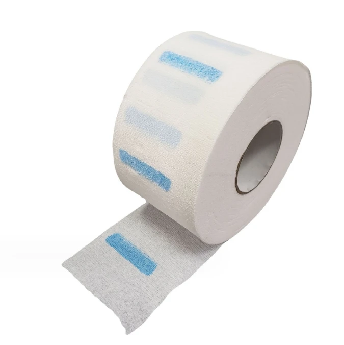 Disposable Barber Neckband Hair Cutting Barber Salon Ruffle Tissue Strip Collar Wrap Hairdressing Accessory