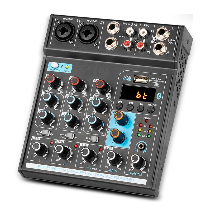 Voxfull TG402 New Design Music Equipment Studio Digital Audio Mixer Console DJ Mixer Controller