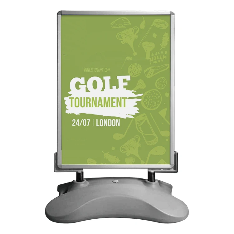 high quality a frame sidewalk poster stand portable pavement sign