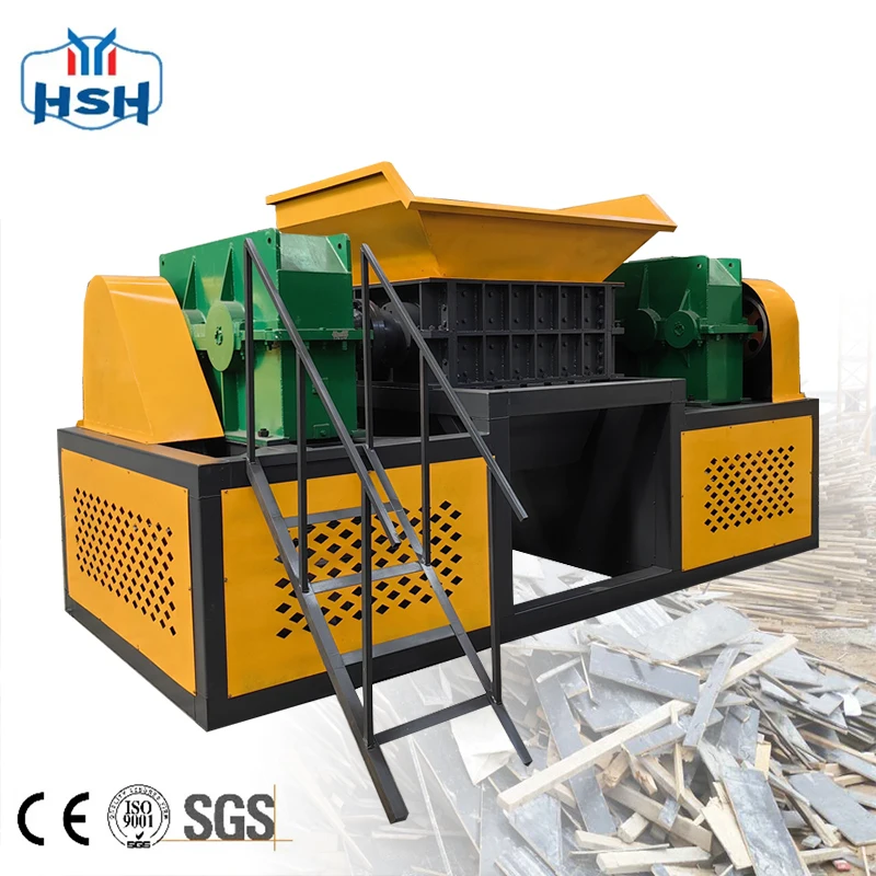 Высококачественный двухваловой измельчитель отходов деревянные окна мини-измельчитель древесины поддонов