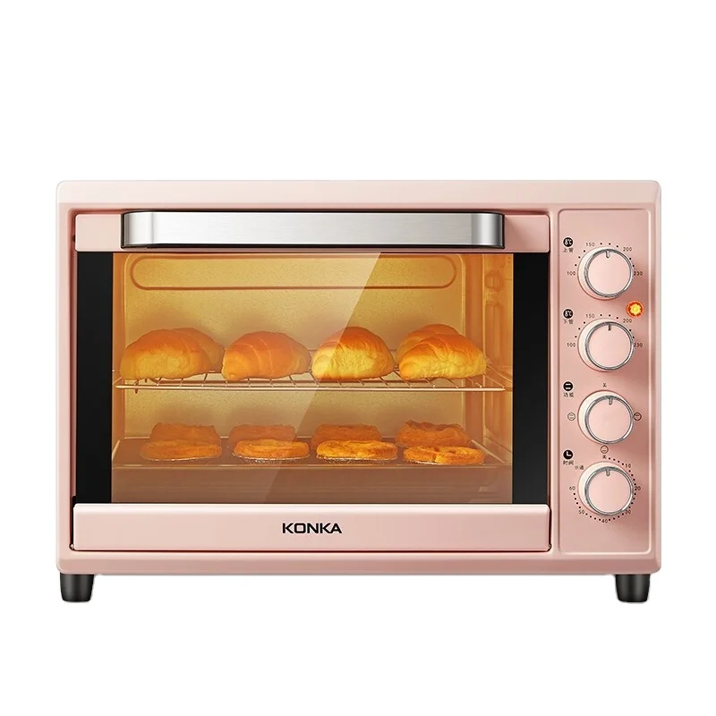 Versatile 42L high capacity LED electric oven for home and commercial use