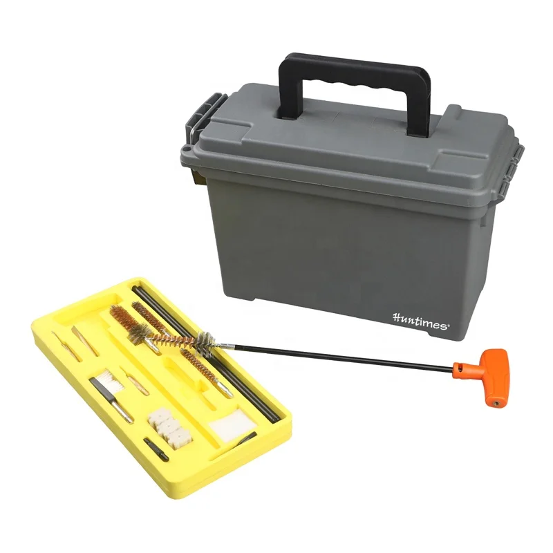 Military Outdoor Eva Tactical Waterproof Ammo Case Ammo Can Carrying Box with cleaning kit