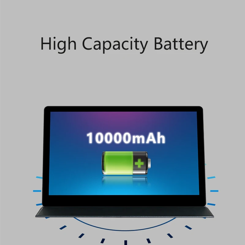 2022 NEW Wifi Wireless 1080P IPS Built-in 10000 mAh Battery 15.6 inch USB C portable monitor for android