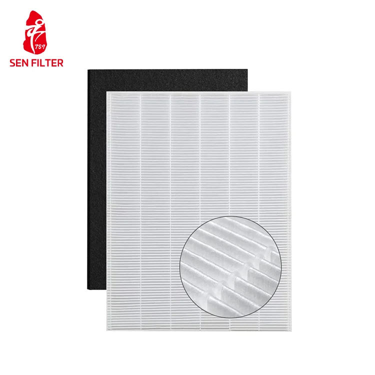 High Efficiency H13 Filter & Activated Carbon Filters Compatible with Winix 115115 C545 5500-2 Air Purifier D480 A230