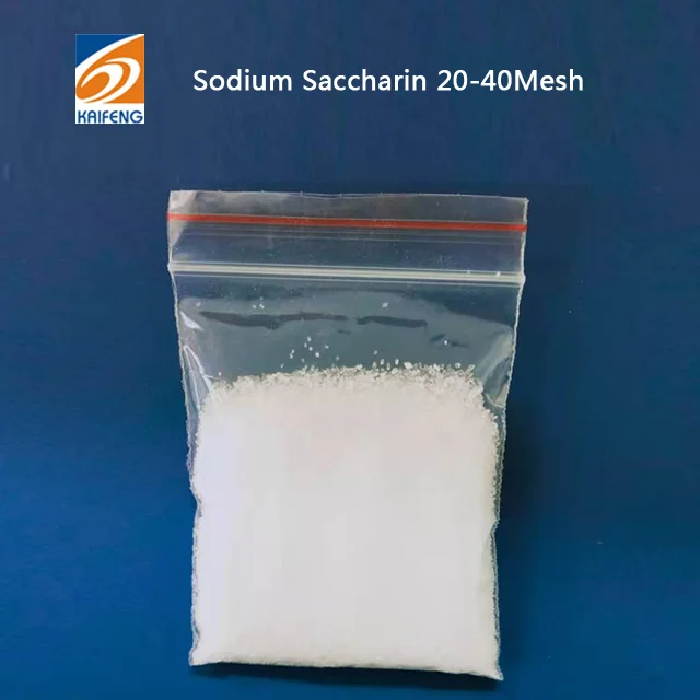 KAIFENG 20-40 mesh HALAL poultry feed ingredients sweetener factory price sodium saccharin powder for pigs