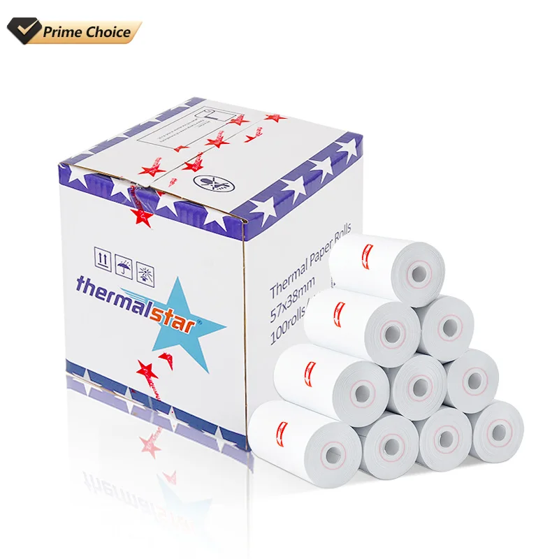 Sunkey 80x80 mm 57x40 mm Factory Direct Thermal Paper Roll 80mm Cash Register Paper For POS ATM Bank Thermal Paper Receipt Roll