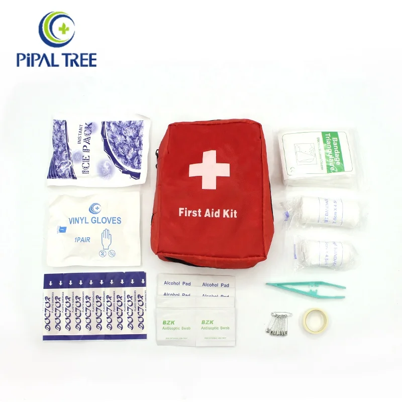 Quick Sample mini first aid kit bag big capacity convenient household zipper first aid kit mini