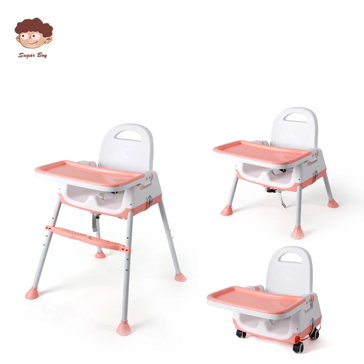 baby high chair for feeding Baby Rocker Latest 3 in 1 Foldable Plastic Walking Baby High Chair