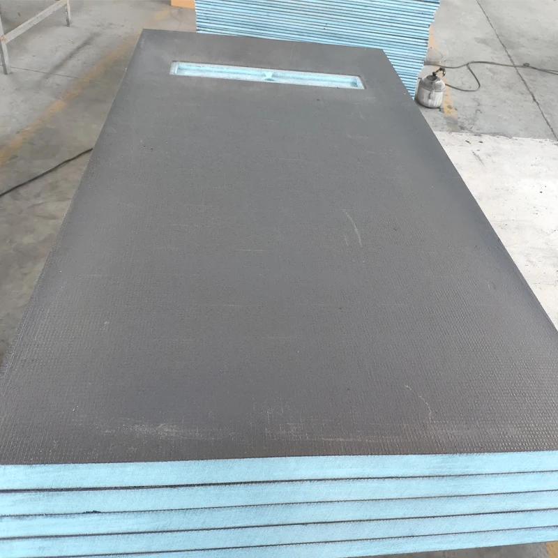 Linear Tray 900mmx900mmx30mm no need to worry about the slope when building shower tray stone
