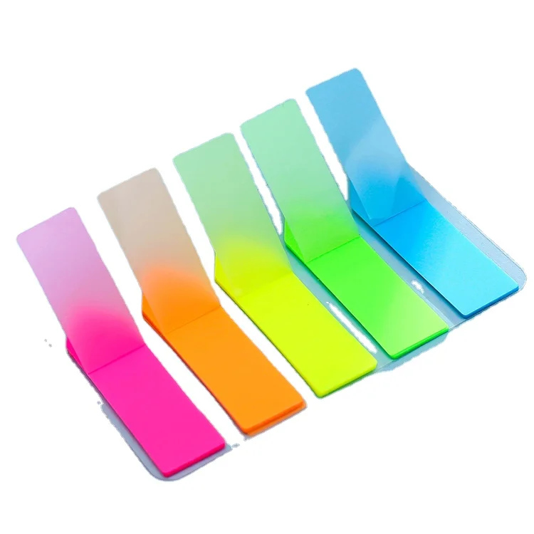 Hot sale page markers sticky index tabs arrow flag tabs colored PET sticky notes