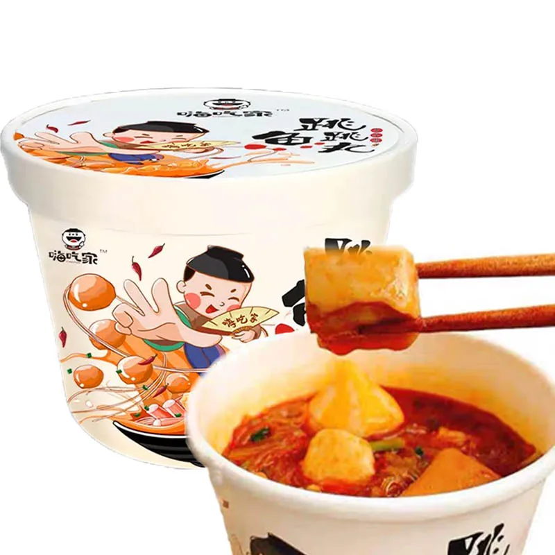 Оптовая продажа рис быстрого приготовления лапши tiaotiao Рыбная Фрикаделька риса вермишель