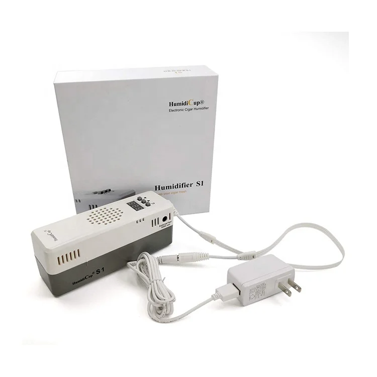 Wholesales Small Size for 40-150 cigar Count Humidor HumidiCup Electronic Cigar Humidifier
