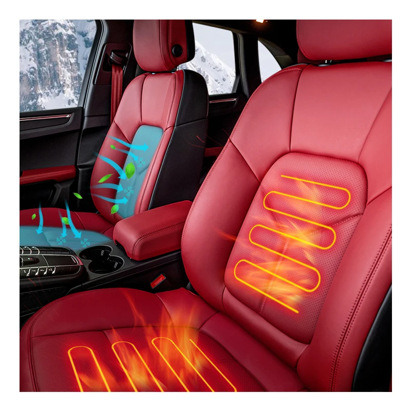 car seat ventilation system cooler and heater blowing and suction fan heating wire for for Audi all models