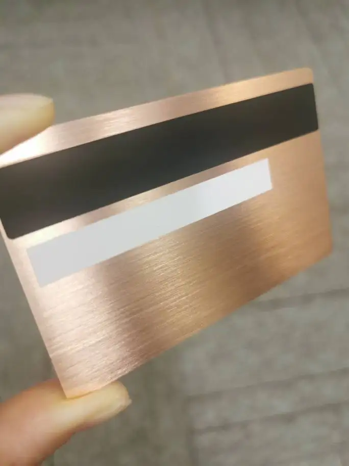Metal RFID/NFC hotel keycard dentity/metal credit card