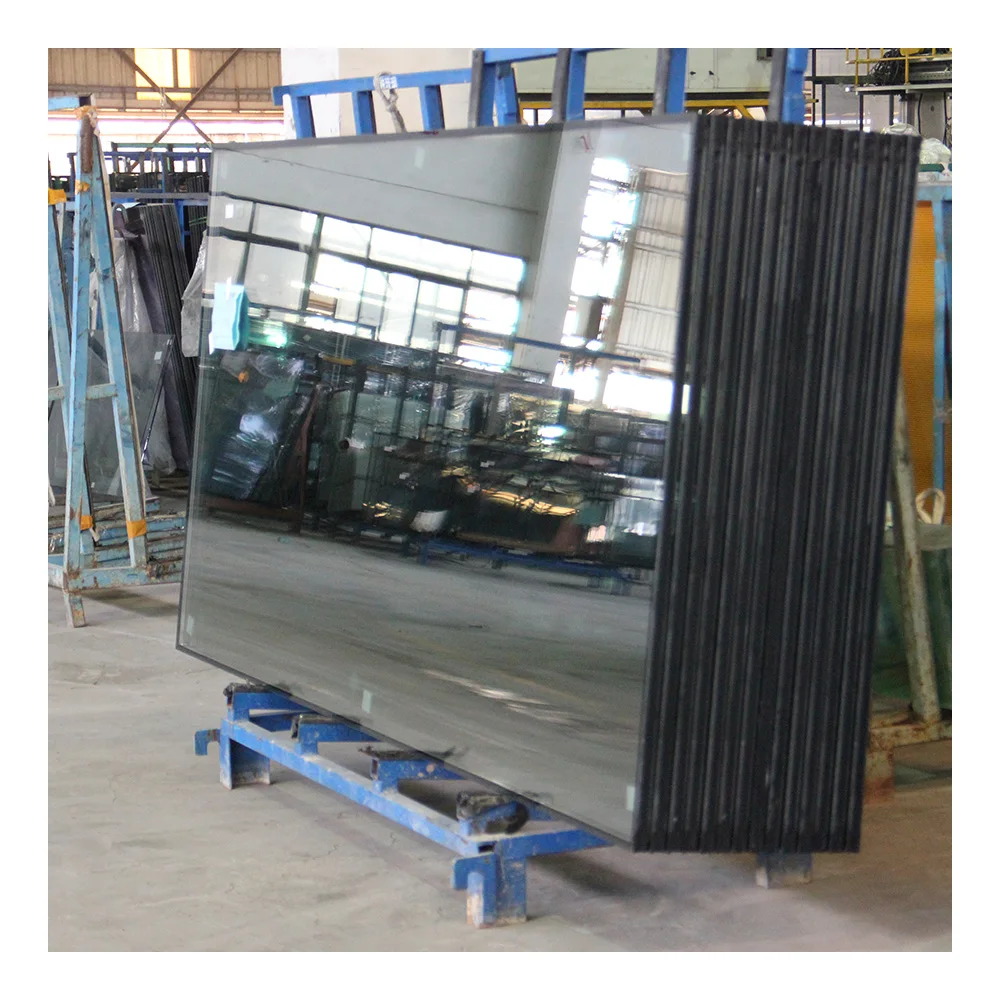 low e insulated glass house building industrial digital water curtain wall solar greenhouse glass bricks blocks for wall