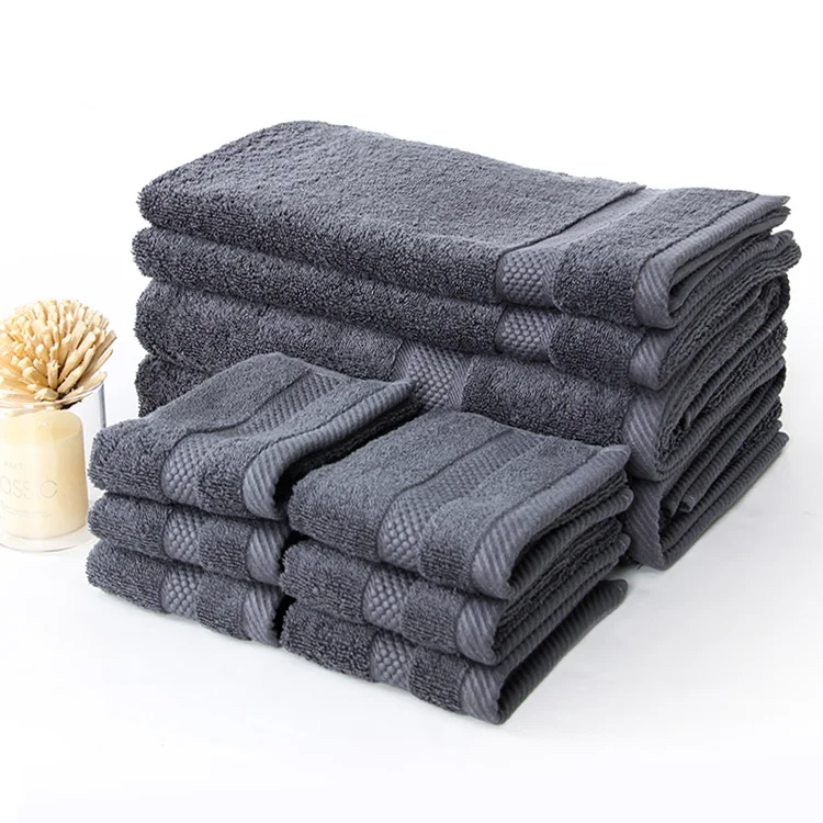 Manufacturer luxury 100% cotton 70x140cm 600gsm terry towels for bath use