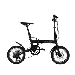 New 16-inch CMS-F16-B variable speed disc brake Twitter carbon sand folding bike