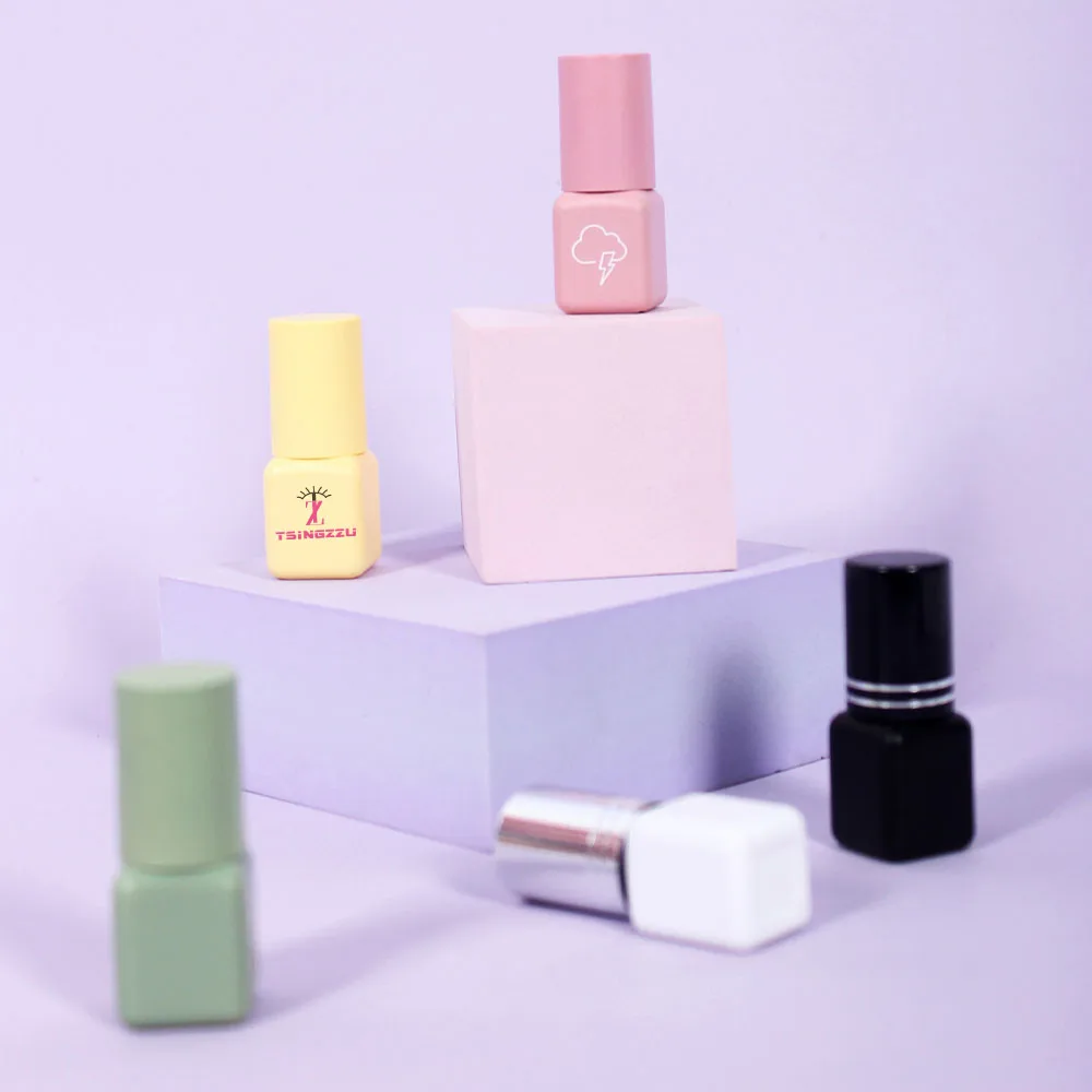 Korean High Quality glue Luxury Black Mini Bulk Packaging Eyelash Extension Custom Fast Strong Private Label Lash Eyelash Glue