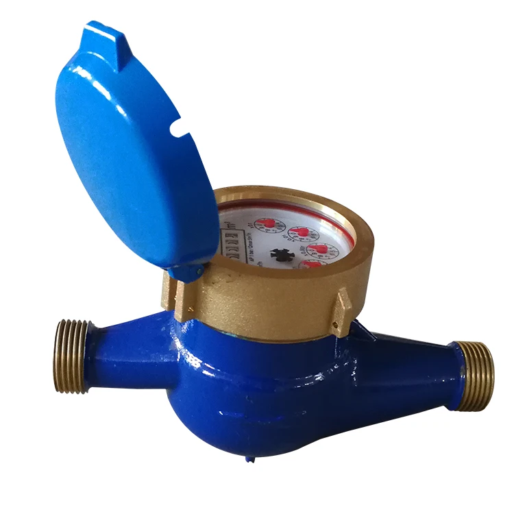 Rotary Piston Volumetric Brass Body Water Meter