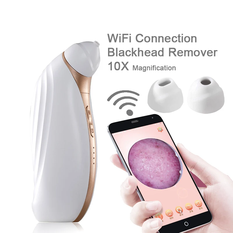 
Visual HD Pore Cleaner Blackhead Suction Facial Comedo Acne Extractor Wifi Visible Blackhead Remover With Camera 