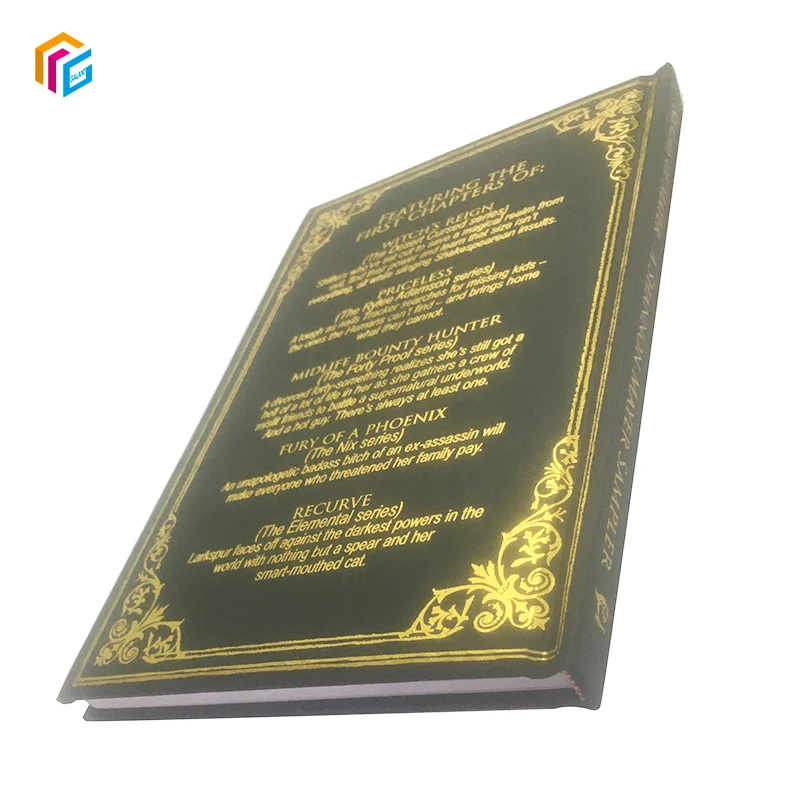 Custom Case Bound Book Hardback Book Novels Publishing Premium Edition Sprayed Edges Hardcover Book