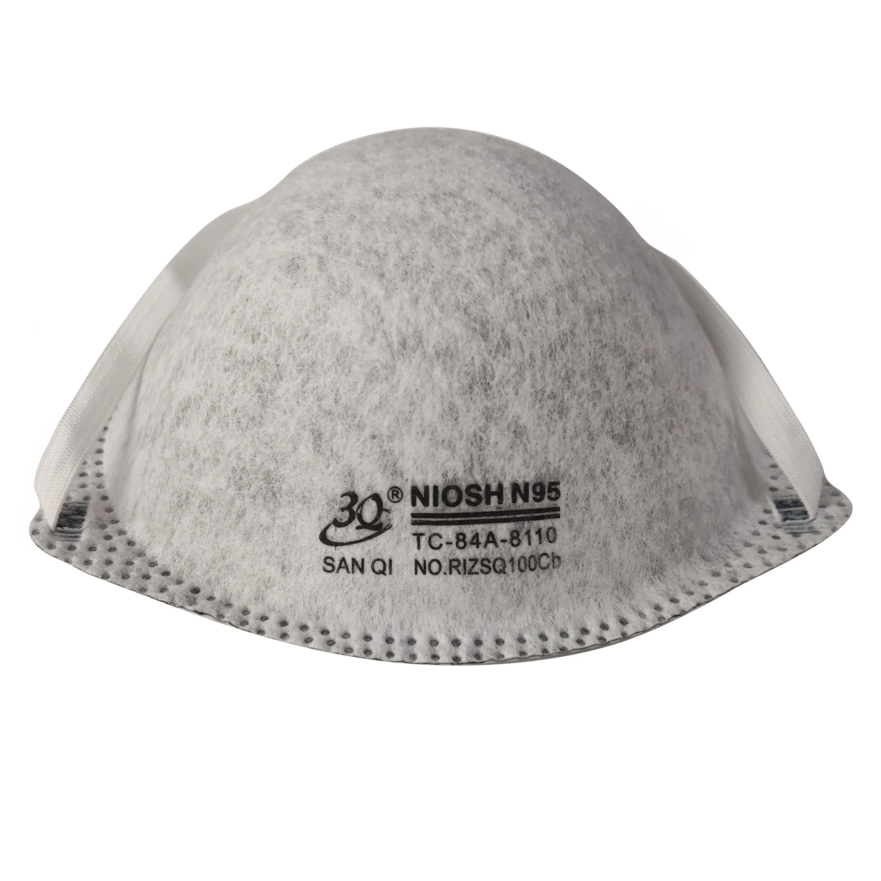 3Q N95 SQ100Cb Sanqi Factory Wholesale NIOSH Active Carbon Anti Dust Proof Masker Cup Safety Disposable N95 Respirator Mask