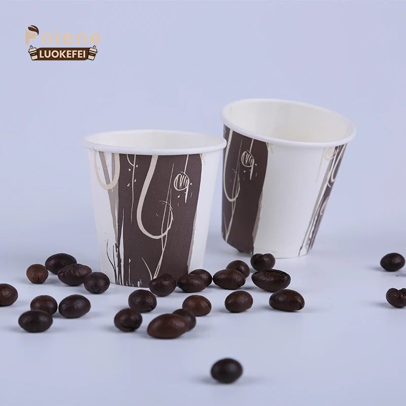 Personalize disposable healthy paper cups for hot and cold drinks anhui luokelei paper cup