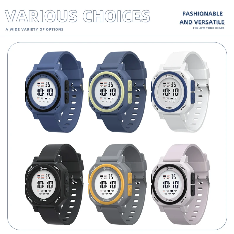 Wholesale Oem Boy Girl Chronograph Gift Sport Watches Calendars Date Week Kids Digital Watch