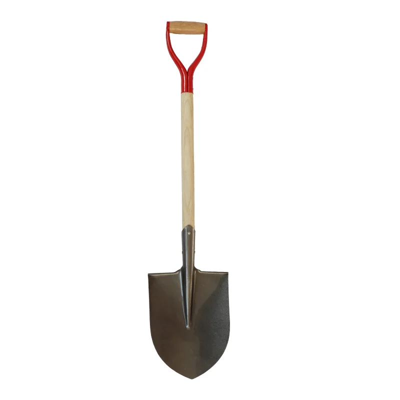 Factory Direct Sales High Quality Metal Gardening Hand Tools Steel Spade Shovel
