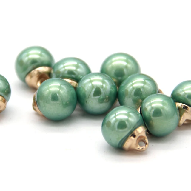 Round Mini Jewelry Sewing Pearl Buttons  For Clothing Shirt Holiday Dress Wedding  Decorations Sewing Accessories