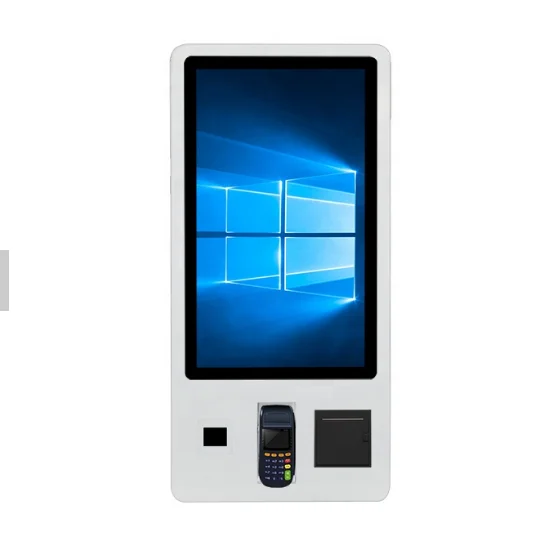 
32 inch Restaurant Automatic Kiosk Touch Screen Computer Unattended Self Ordering Self Service Payment Kiosk Machine 