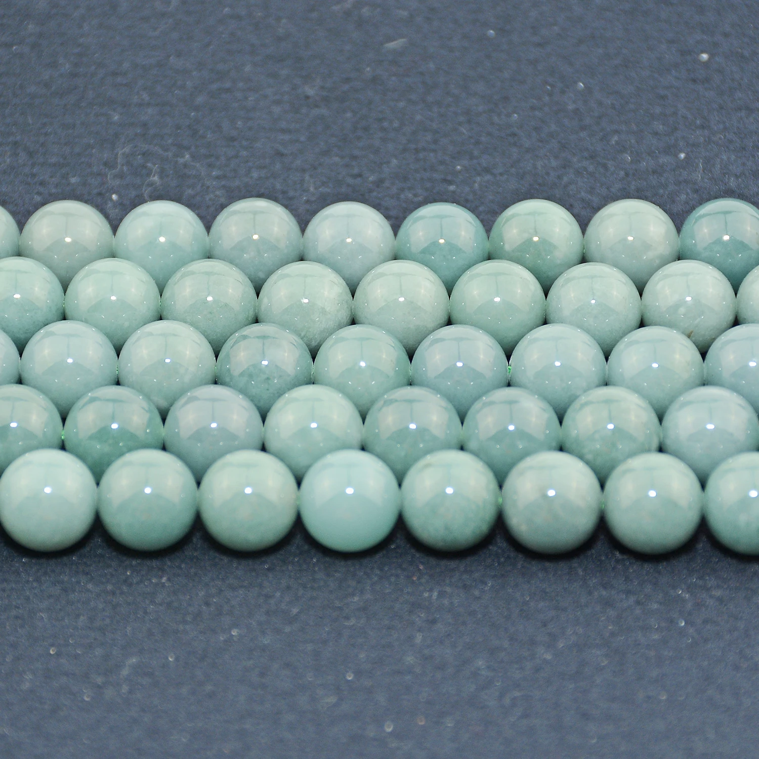 Natural Burma Jade / Jadeite Loose Round Beads 8.5mm