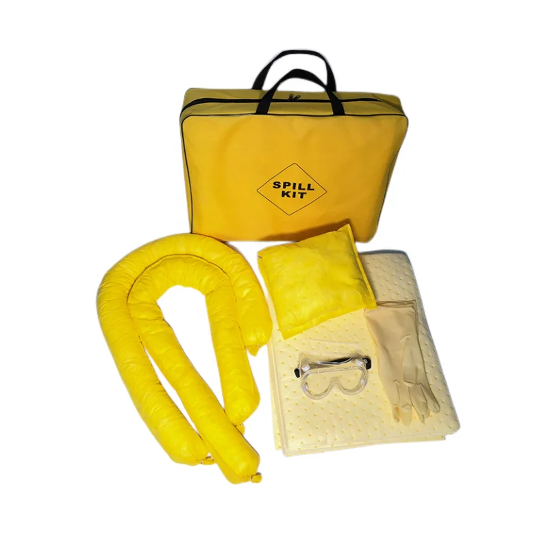 Factory Supply 20L Chemical Spill Kits Bags For Oil Spill Control