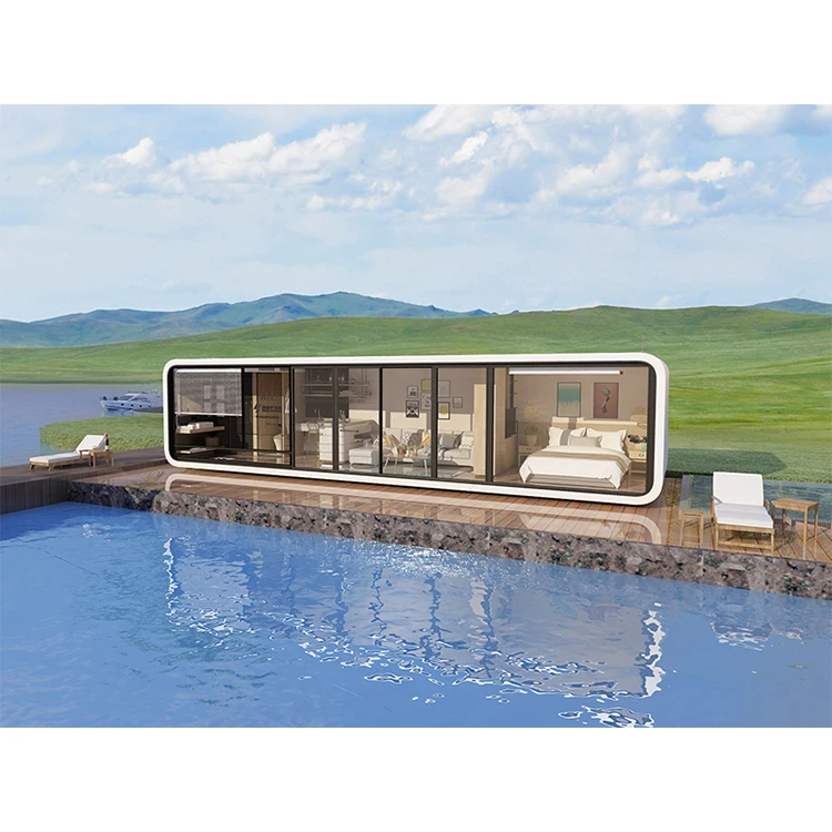 Модульный сборный дом 20 футов 40 футов, крошечный дом, гостиничный контейнер, Офисная капсула, яблочная каюта