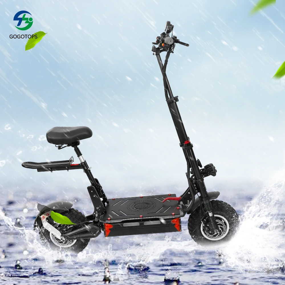 2021 New Big Wheel Electric Scooter 100km/h Speed Electric Scooter Long Range 125KM 7000W 72V E-scooters With 50Ah Battery