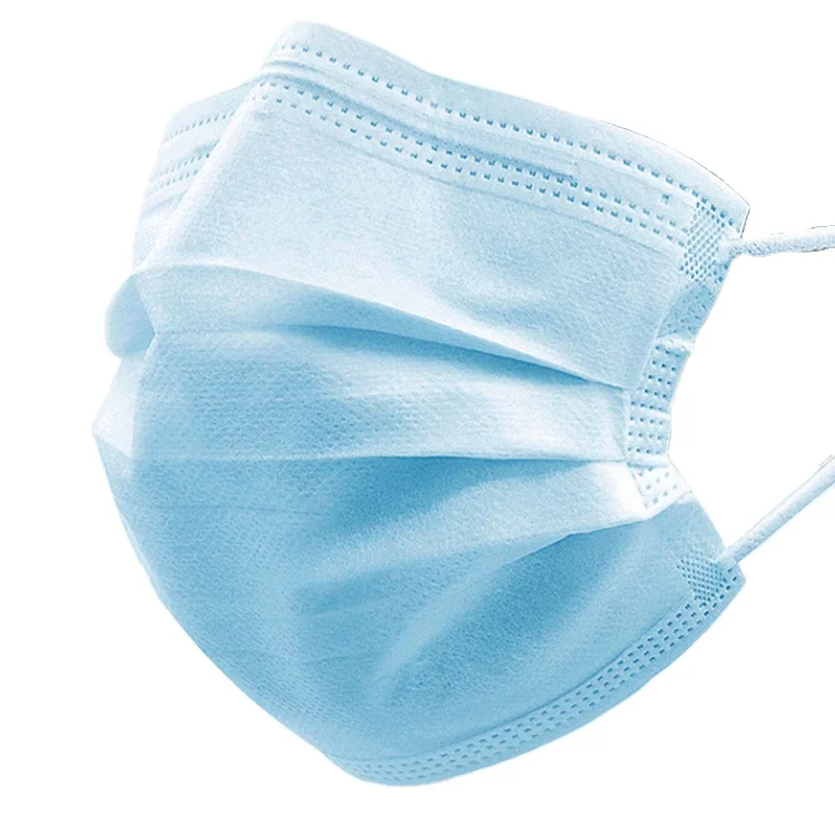 
Meltblown Nonwoven Anti Pollution Disposable Mask Face 3Ply Earloop 