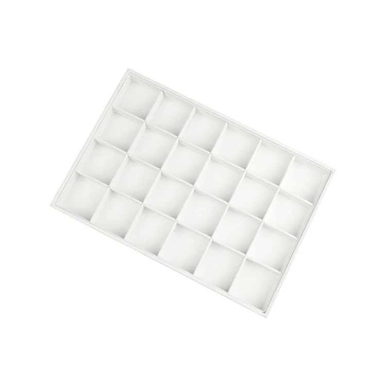 High Quality Loose Diamond Storage Display Box Tray Metal Gem Display Case Standard Gemstone Jewelry Organizer Gift Box