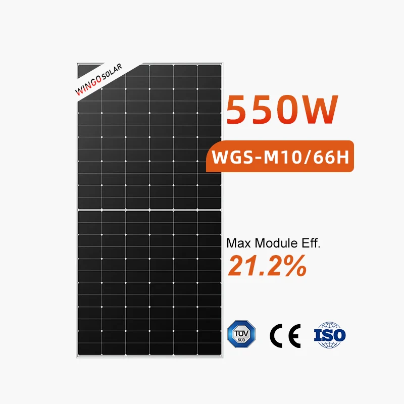 Wingosolar высокоэффективные солнечные панели 550 Вт моно для домашнего электричества